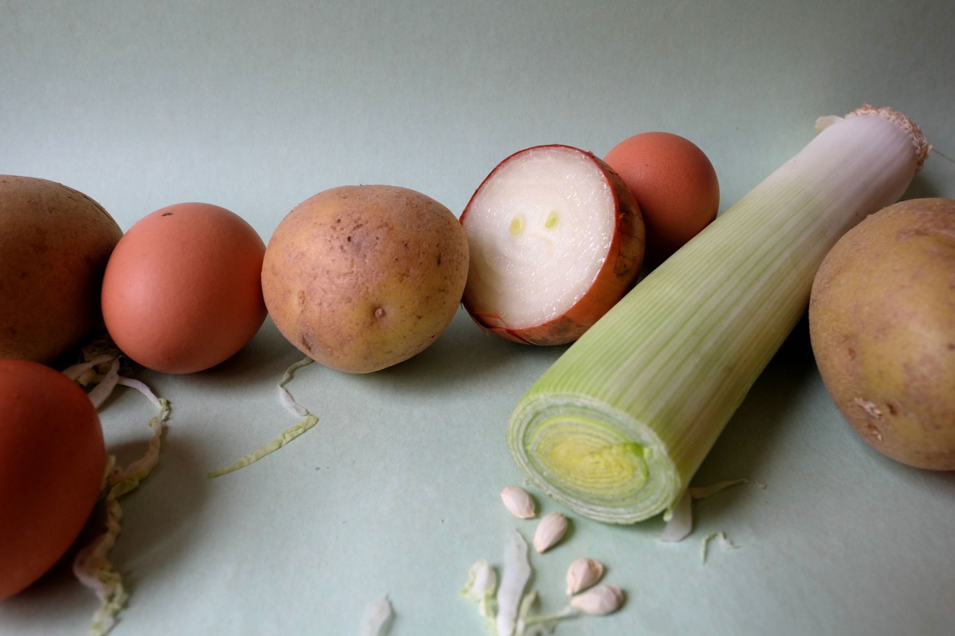 Aardappel-preischotel uit de oven