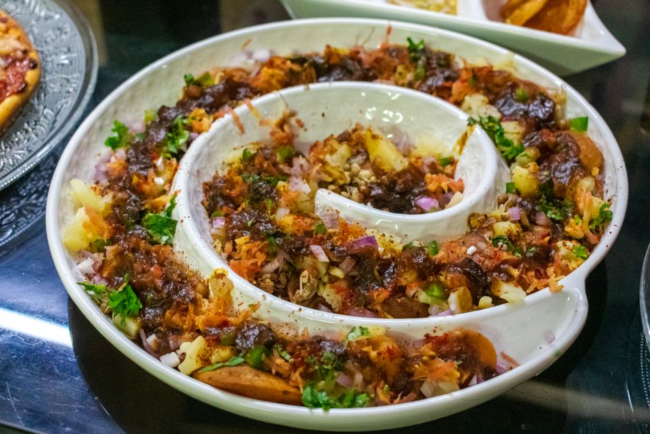 Aloo gobi (aardappel-bloemkoolcurry)