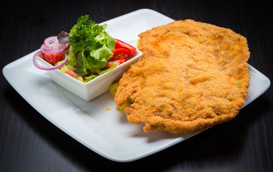 Argentijnse milanesa a la napolitana