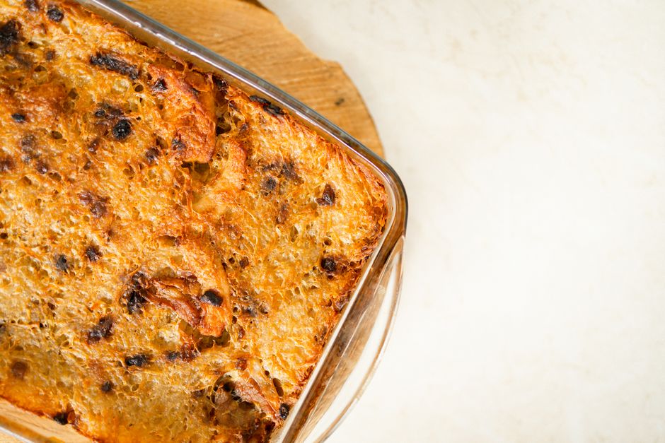 Bread and butter pudding