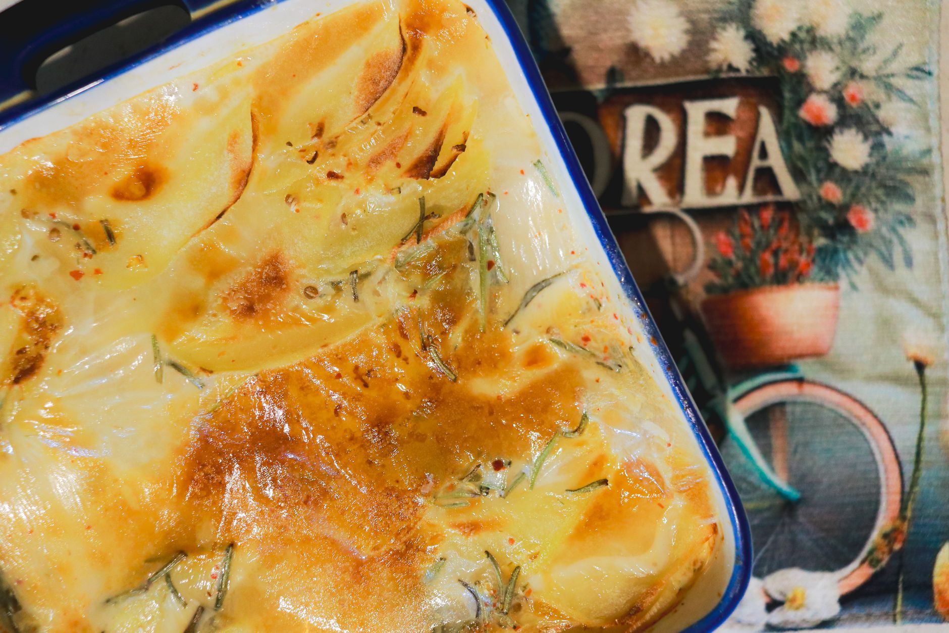 Pompoengratin met kaas en salie