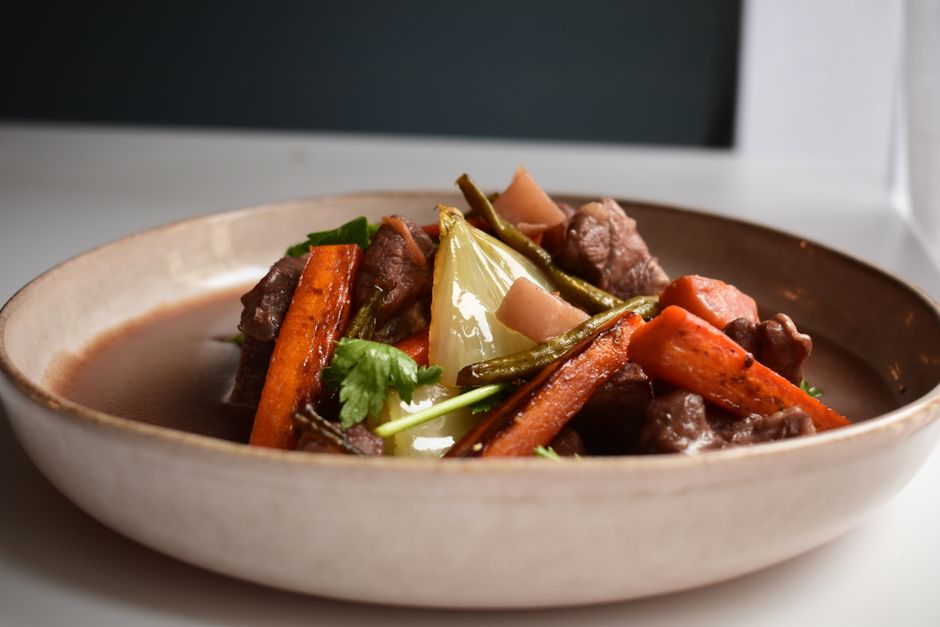 Navarin d'agneau (lamsragout met lentegroenten)