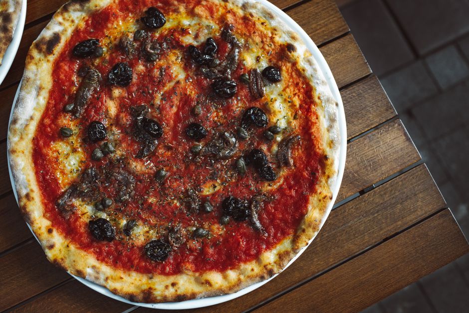 Pizza marinara