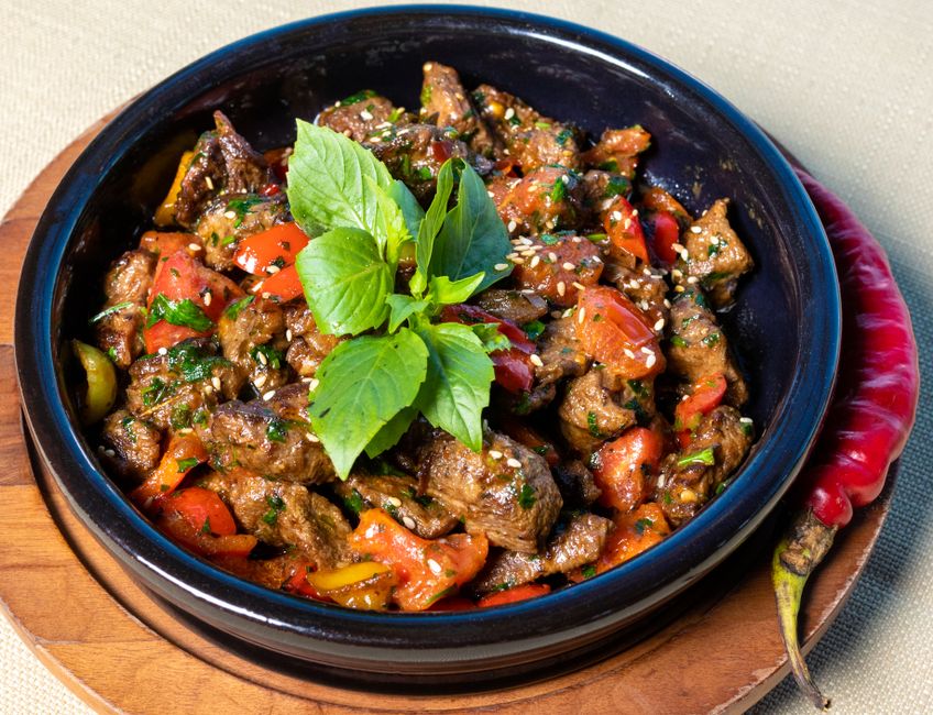 Siciliaanse caponata met aubergine