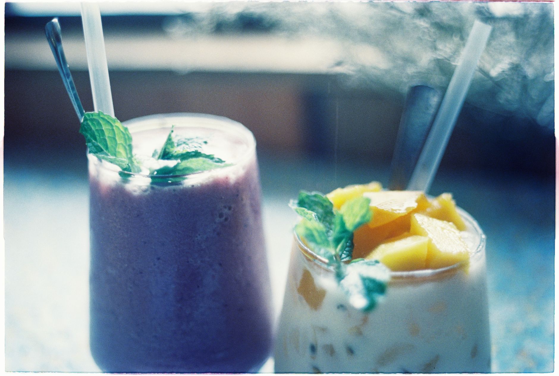 Tropische mangosmoothie