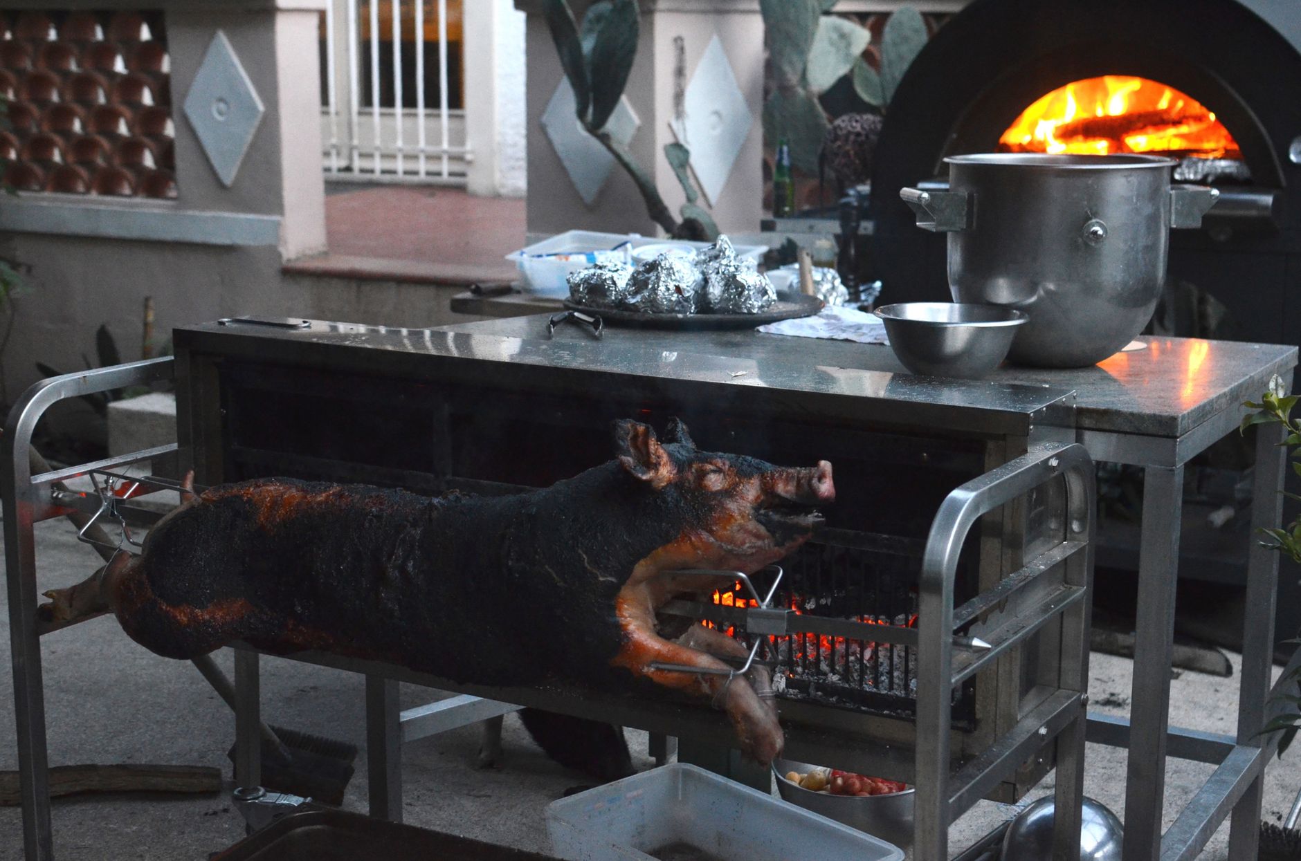 Varkensgebraad uit de oven