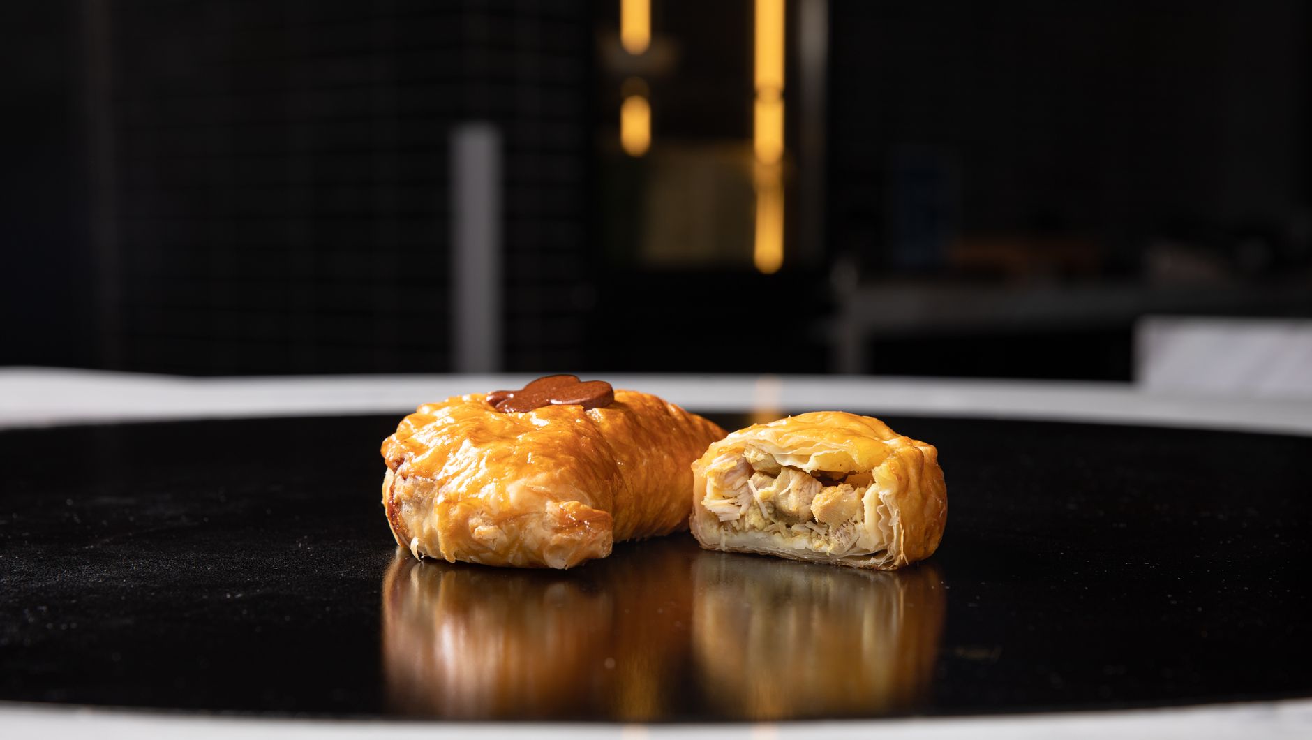 Vol-au-vent van kip met balletjes